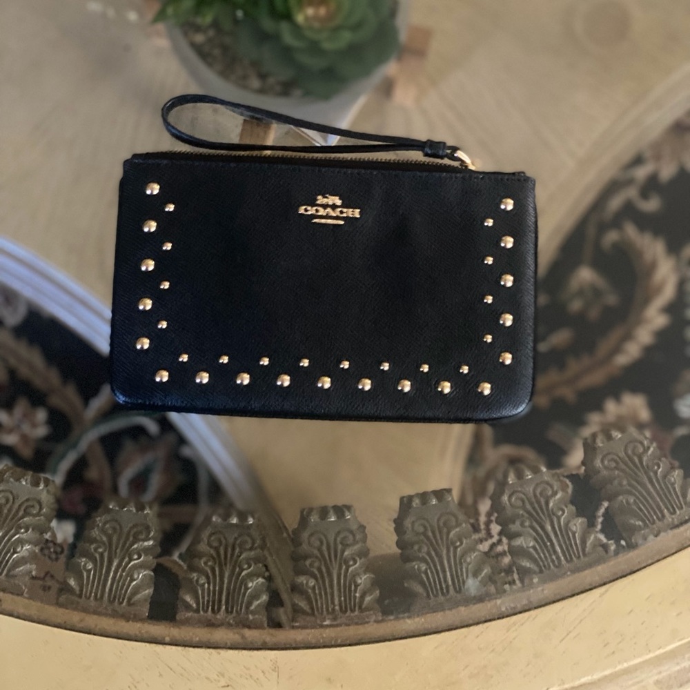 Coach LARGE WRISTLET WITH STUDS
